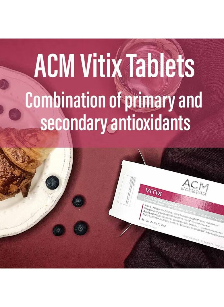 ACM ACM Vitix Tablets – Antioxidant Supplement for Vitiligo Support, 30 Tablets  - Image 3