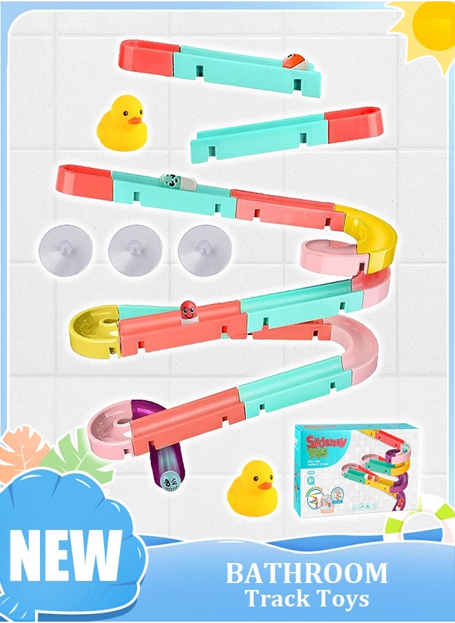Joudiplay 60PCS Bath Toys, Cute Swimming Baby Bath Toys for Toddler, Water Pool Floating Wind Up Toys for 1 Year and above Boy Girl Gifts, Infant Toddlers Kids Bathtub Toys  - Image 2
