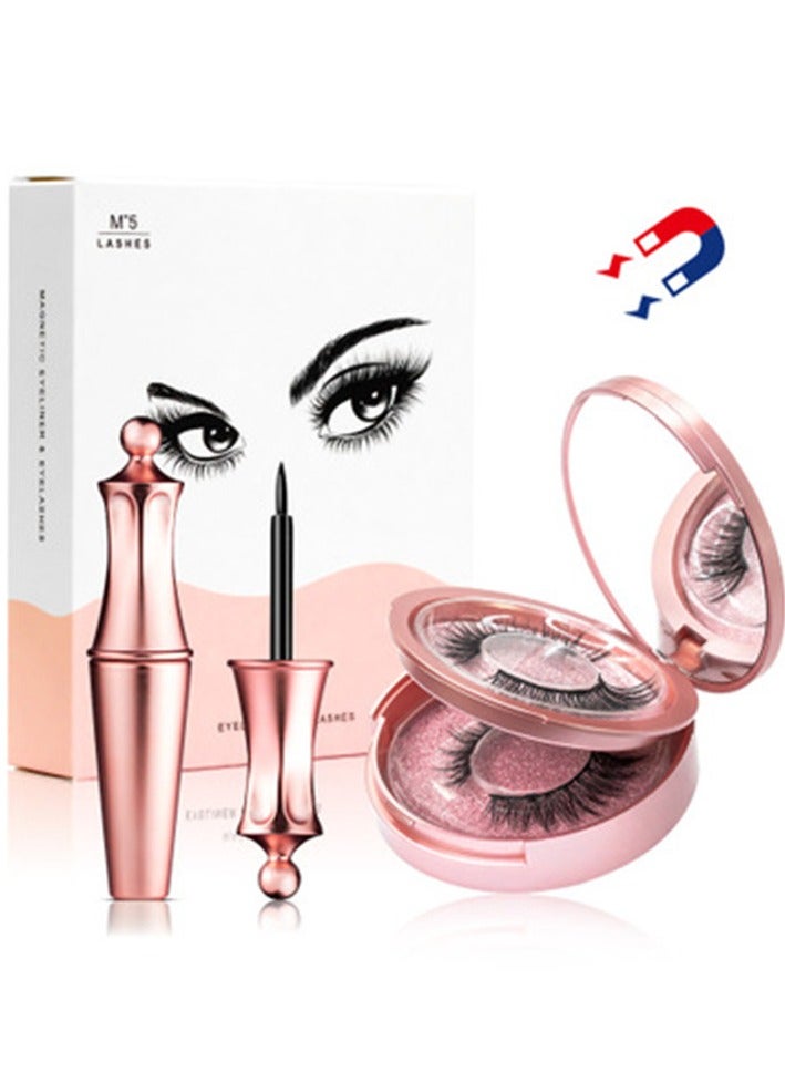 ORiTi طقم رموش صناعية سائلة وآيلاينر سائل أسود - ks02 - Image 4