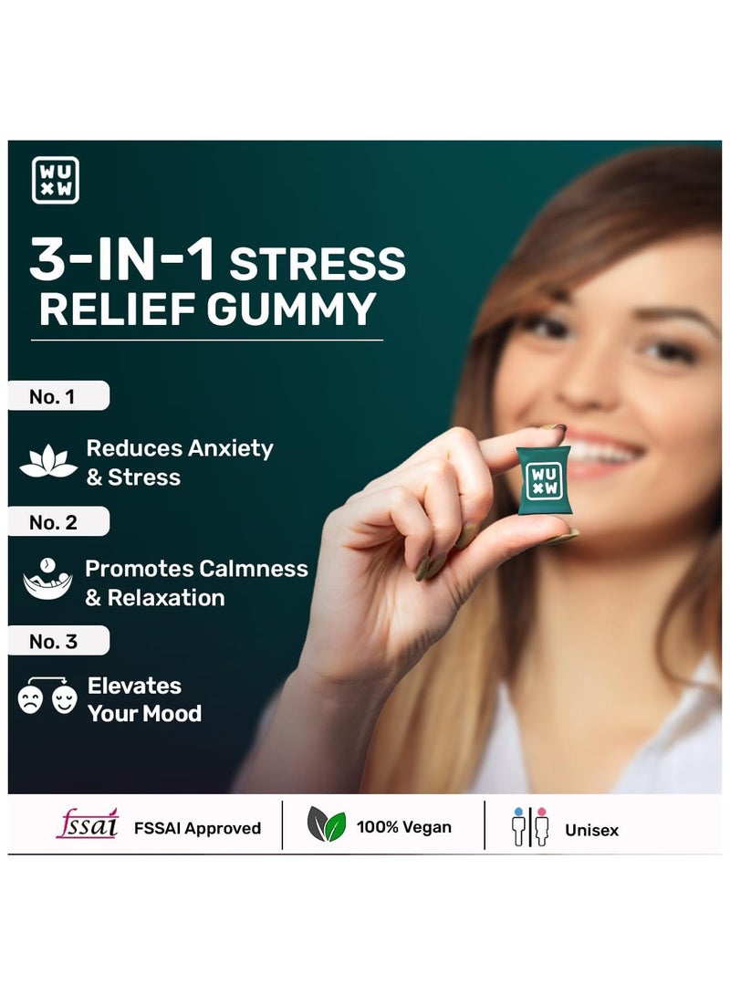 واتس أب مجموعة What's Up Wellness Beauty وتخفيف التوتر. البيوتين الطبيعي لشعر قوي، وفيتامين A، وB6، وC للبشرة المشرقة + L-Theanine لتقليل القلق والتوتر. خدمة لمدة 30 يومًا. لا آثار جانبية. - Image 5