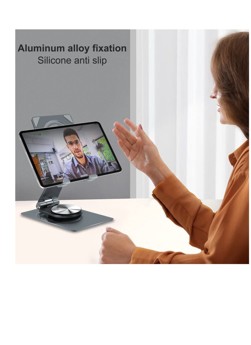 Excefore - Foldable Cell Phone Stand, Adjustable Desktop Phone Holder,  Compatible with All Mobile Phone, iPhone 14 13 Pro Max Mini, iPad, Tablet 4-11'', Suitable for Travel, for Desk, Office - Image 1