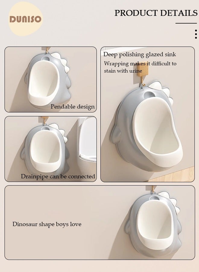 DUNISO Wall Mounted Baby Training Urinal, Portable Potty  Bathroom Trainer Standing Trainer for Baby Portable Emergency Urinal  for Boys Pee Training Tool - Image 2