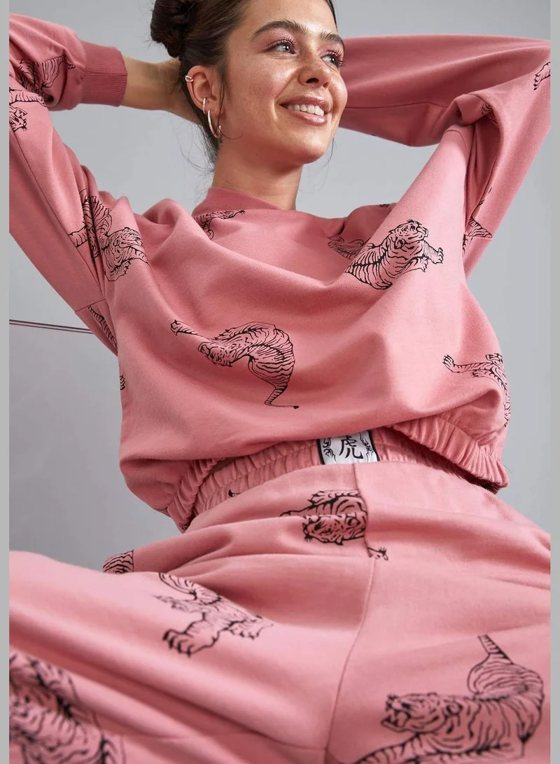 DeFacto Woman Knitted Regular Fit Hooded Sweat Shirt