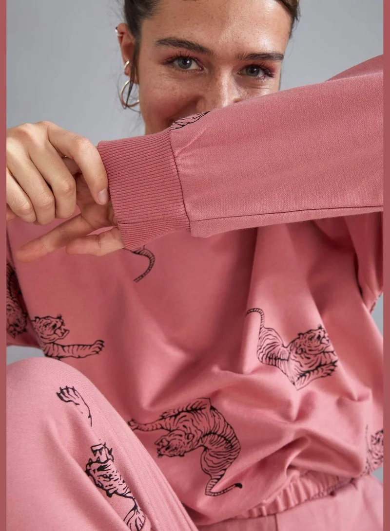 DeFacto Woman Knitted Regular Fit Hooded Sweat Shirt