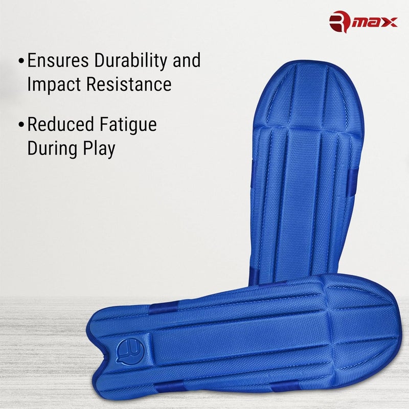RMAX حماية الساق لحارس المرمى من EVA والقطن بحجم كامل، خفيفة الوزن لحارس المرمى / حراس الساق / وسادات للرجال / المراهقين / البالغين (أزرق ملكي) - Image 5