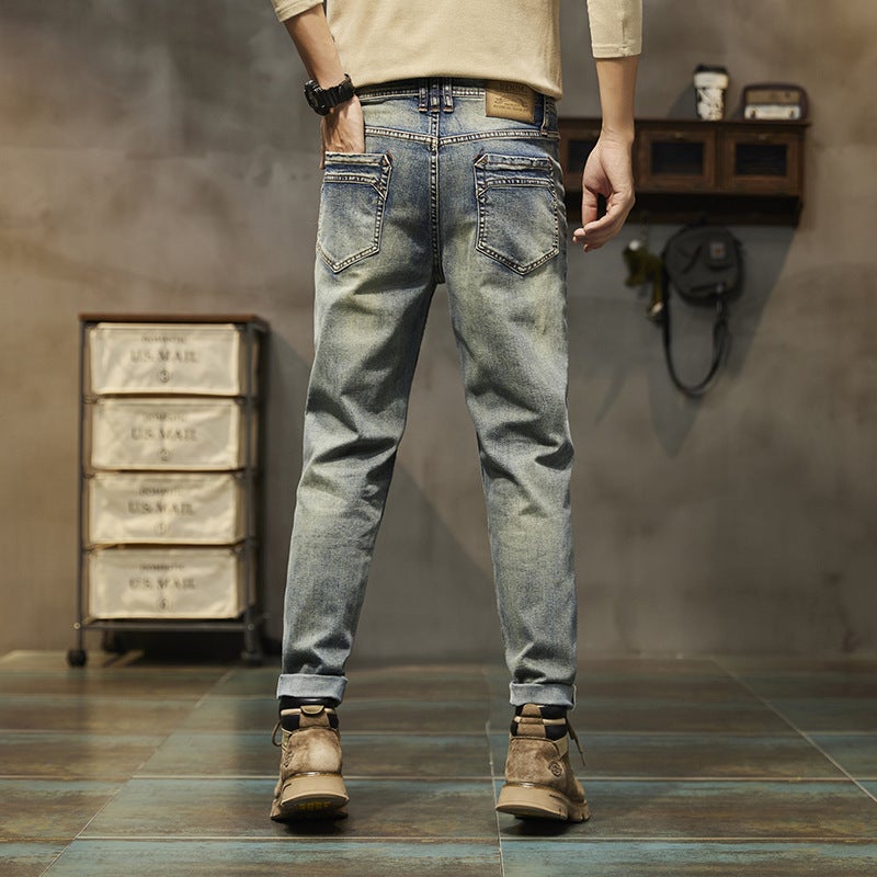 Unisex Casual Daily Denim Jeans - Image 3