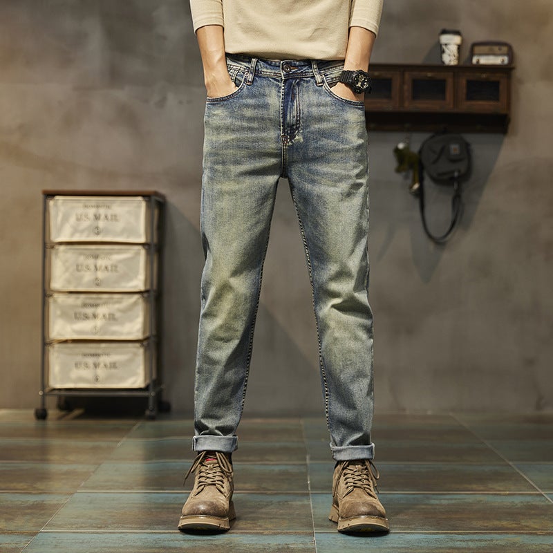 Unisex Casual Daily Denim Jeans - Image 4