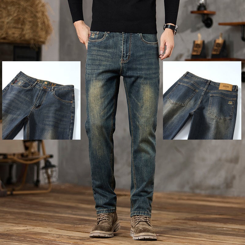 Unisex Casual Daily Denim Jeans - Image 1