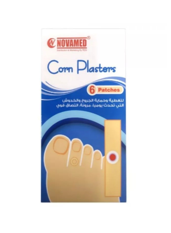 NOVAMED Corn Plasters Corn Removal 6 Patches - Image 1