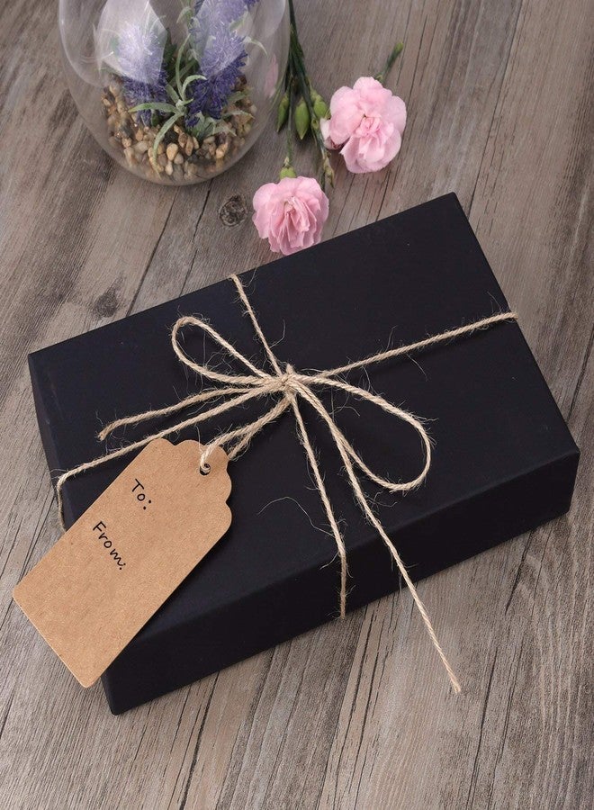 Atmiyamart Blank Rectangle Handmade Kraft Gift tag for Wedding, Anniversary, Vintag Birthday Craft 100pcs - Image 2