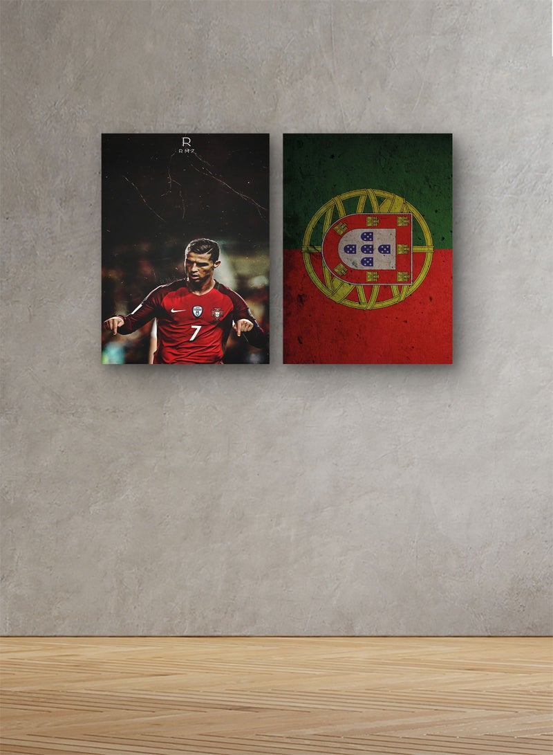 ماركتنا لوحة خشبية لرياضة لبطولة كأس العالم لكرة القدم 60x80سم 0.5كغ - Image 1