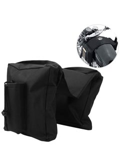 Thoraya Polyester Black Motorcycle ATV Hanging Bag Beach Buggy Snowmobiles Front Saddle Storage Pouch  - Image 5