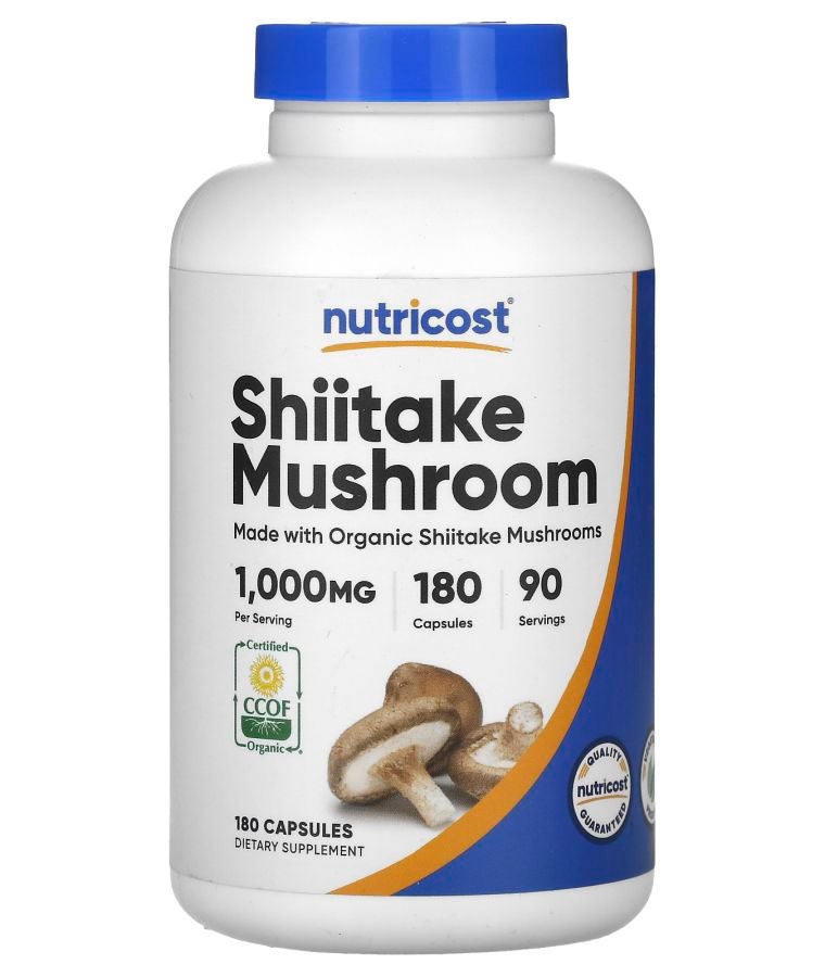 Shiitake Mushroom 180 Capsules (500 mg per Capsule)