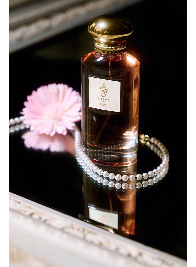 شامة عطر شاما ريم الفاخر (أو دو بارفان) | عطر شرقي يدوم طويلاً للرجال والنساء (90 مل) | مزيج من الزهور البيضاء والمسك والعود - Image 2