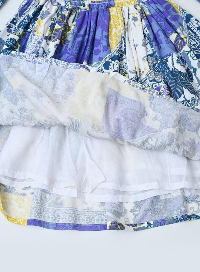 بيلا مودا فستان بطبعة مرقعة - Image 5