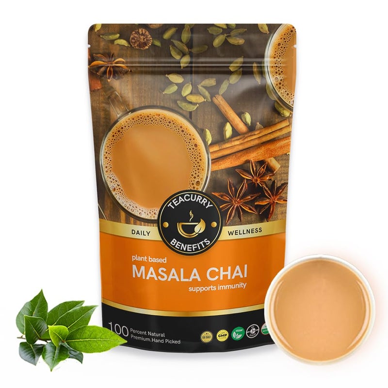 TEACURRY Masala Chai Tea - 250/125 Cups | Help with Boosts Immunity and Fight Infections | Masala Chai Tea - Image 1