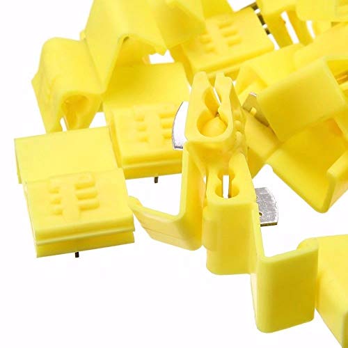 Larlansz 125PCS Solderless Quick Splice Snap Wire Splitter Tap Connectors Insulated Crimp Connector to Connect Electrical Wires 22-10 AWG - Image 5