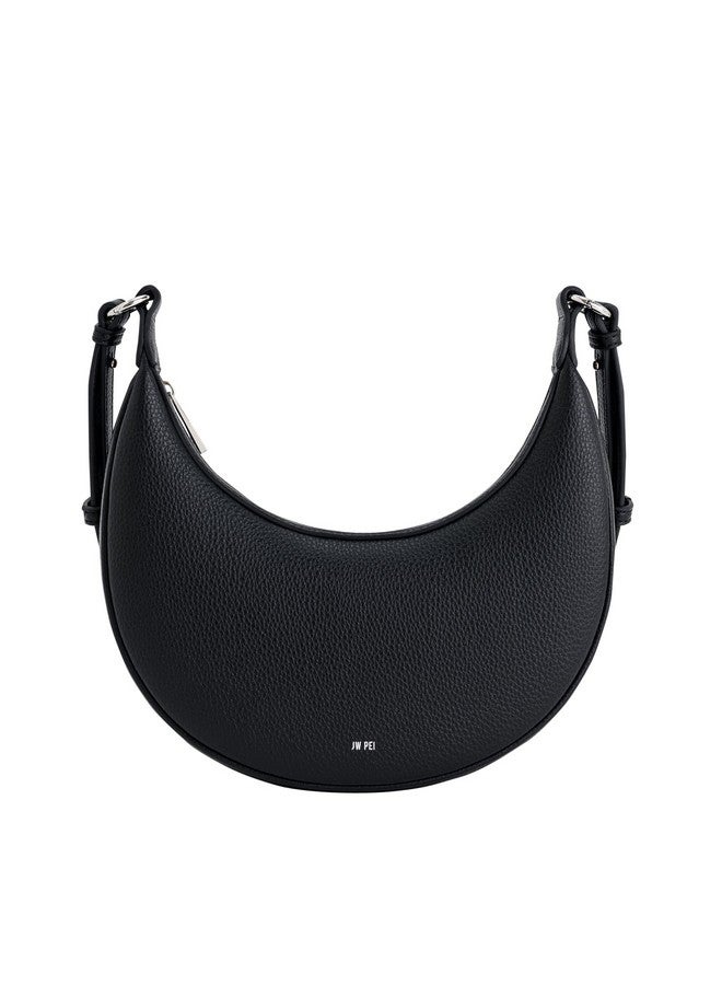 JW PEI Women's Carly Saddle Bag - Solid Black - Small - Image 2