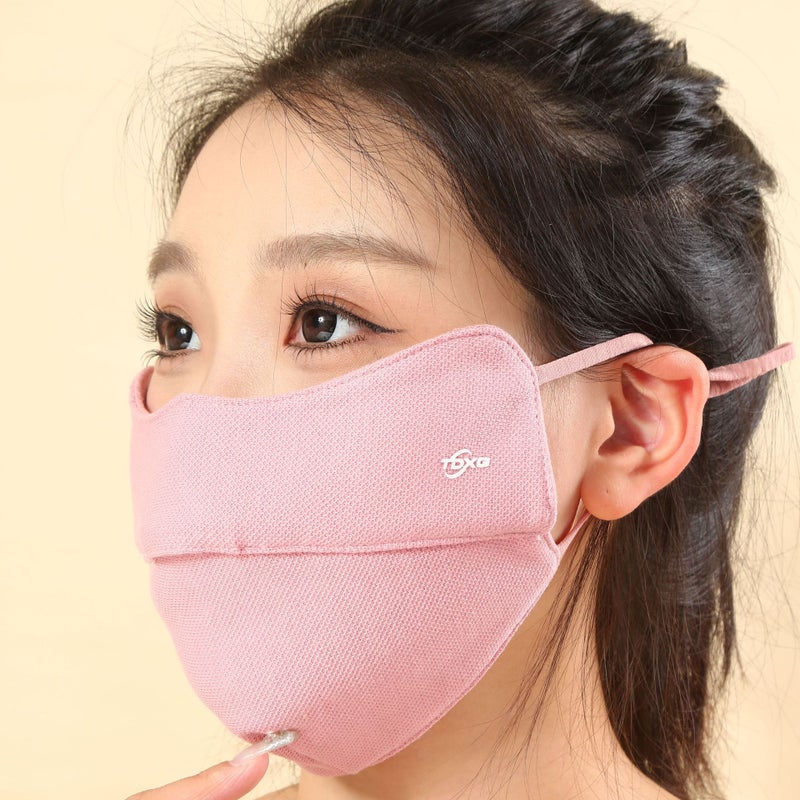 New Autumn Winter Warmth Mask Anti-Fog Unisex Pink - Image 1