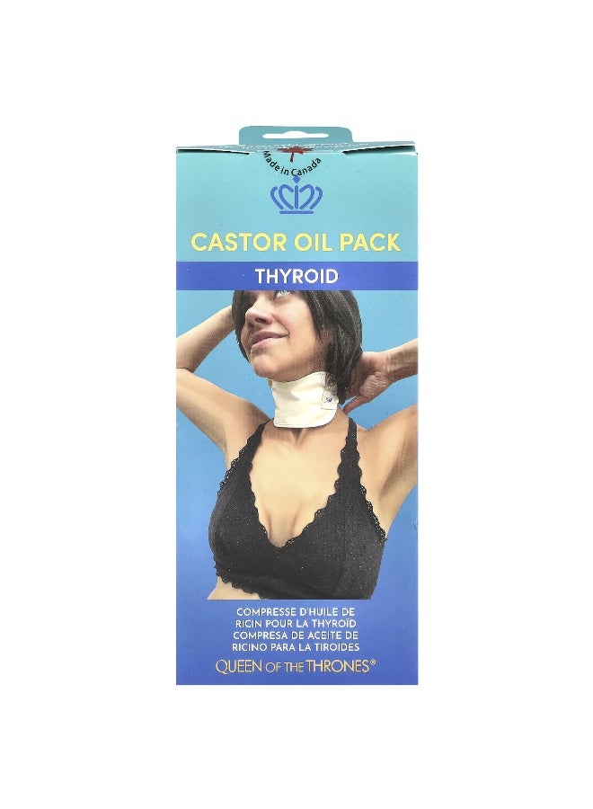 QUEEN OF THE THRONES Queen of the Thrones, Castor Oil Pack, Thyroid, 1 Count  - Image 2