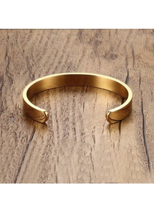 Gold Cuff Design Steel Men's Bracelet Ds82Sr - pzsku/Z00F518662D2A3853556EZ/45/_/1731205550/02e4bb44-17fe-48ff-9afd-7cf4c681dd94