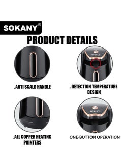 sokany Turkish Coffee Maker, Coffee Making Machine, 600W 250ml Electric Coffee Pot, SK-04008(Black)  - Image 5