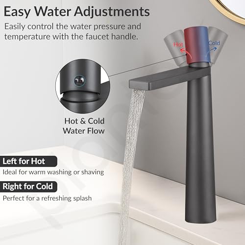 Plantex Pure Brass Basin Mixer/Pillar Tap for Wash Basin/Water Tap for Wash Basin/Tap for Wash Basin- (7880-Grey) - Image 3