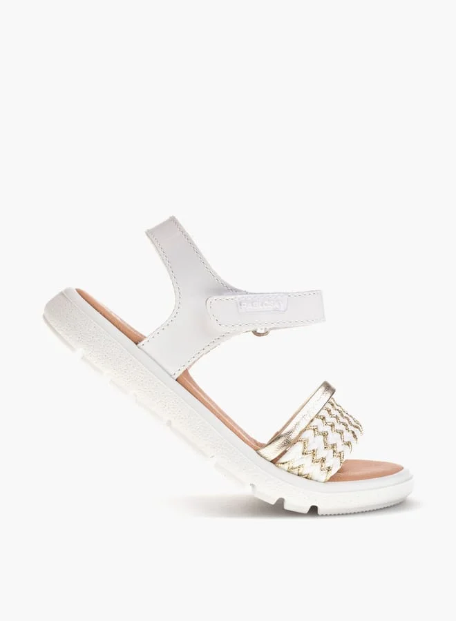 Pablosky Girls Strap Sandals With Hook And Loop Closure Ramadan Collection