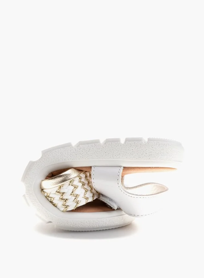 Pablosky Girls Strap Sandals With Hook And Loop Closure Ramadan Collection
