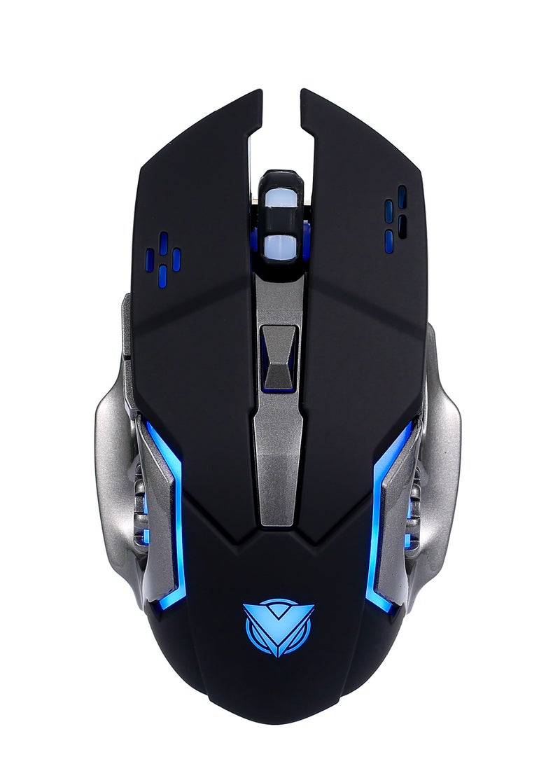 ASA Premium Gaming Mouse with Mouse Pad, Ergonomic Wired Gaming Mouse with Small Mouse Pad, 4 DPI Modes, LED Lights, Extended Mouse Pad with Non-Slip Rubber Base and Smooth Cloth Surface  - Image 1