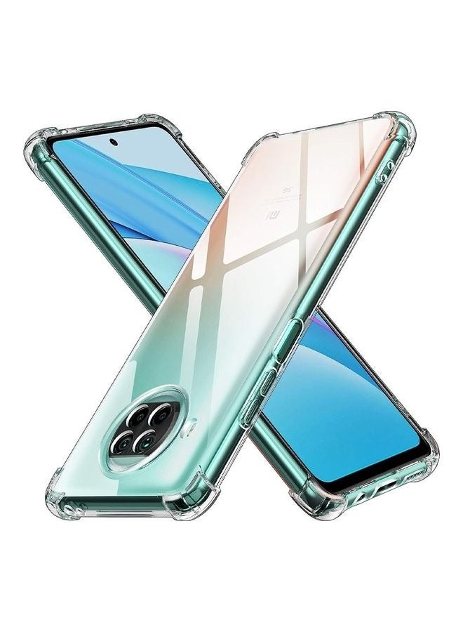 IAF Xiaomi Redmi Note 9 Pro 5G Case Cover Clear Protective TPU Four Corners Cover Transparent Soft Case Clear - Image 1