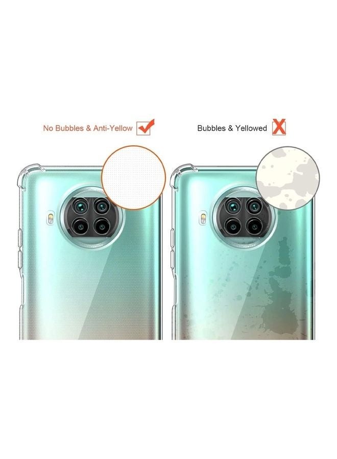 IAF Xiaomi Redmi Note 9 Pro 5G Case Cover Clear Protective TPU Four Corners Cover Transparent Soft Case Clear - Image 2