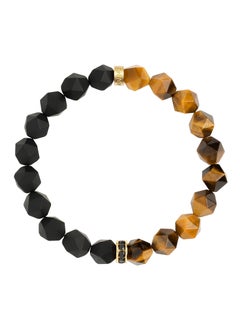 AWNL Men's Beaded Bracelet With Black Onyx and Tiger Eye and 925 Silver Lucky Wheel 10MM Gemstones Bracelet Gift for Men Husband Boyfriend - pzsku/Z00F5758BCCB8CA39C876Z/45/_/1737363784/cda6f96f-bfaa-4101-b8ec-95cd25cf5383