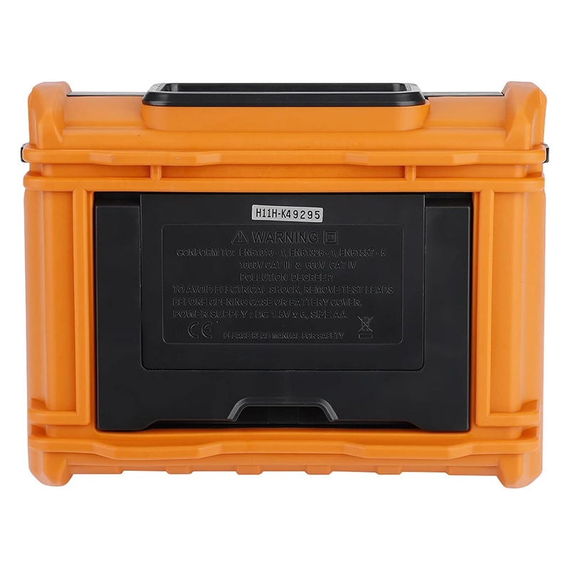 مؤقت ومشروع طويل PEAKMETER MS5910 جهاز اختبار مقاومة الحلقة الرقمية RCD متعدد القياسات كهربائي للكهربائيين والفنيين والمهندسين، مضغوط ومتين مع نقل بيانات USB مواد خفيفة مطورة - Image 5
