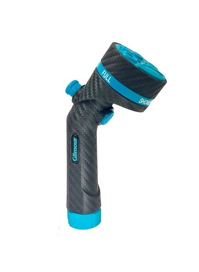 Gilmour Heavy Duty Push Button Control Garden Hose Nozzle Dark Grey and Blue 22 x 12 x 3.5 cm 885602-1001 - Image 4