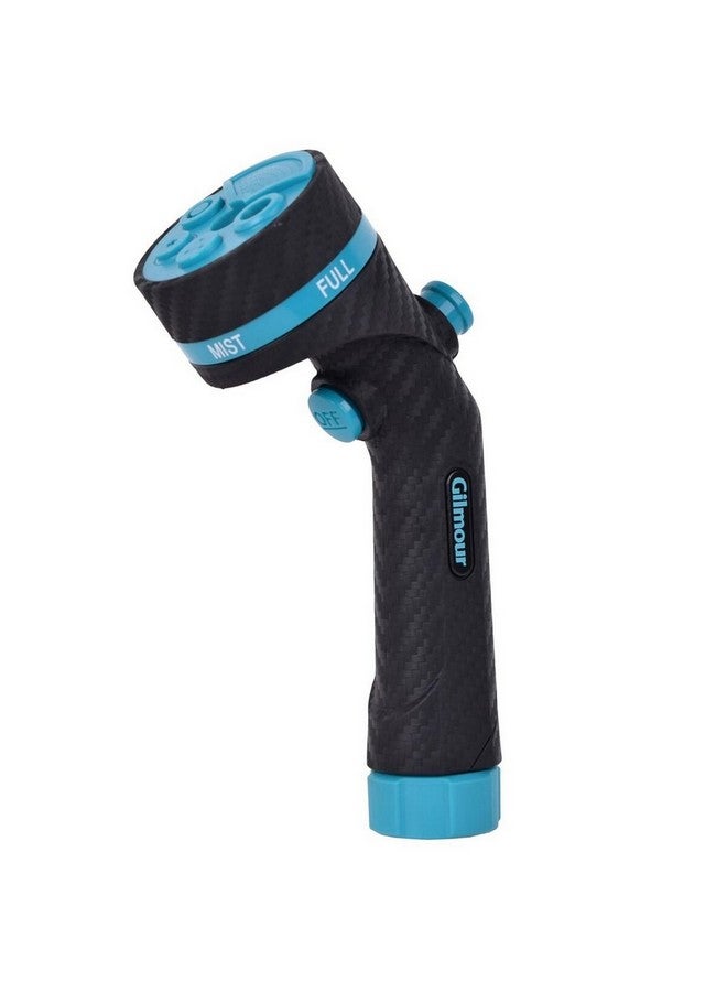 Gilmour Heavy Duty Push Button Control Garden Hose Nozzle Dark Grey and Blue 22 x 12 x 3.5 cm 885602-1001 - Image 3