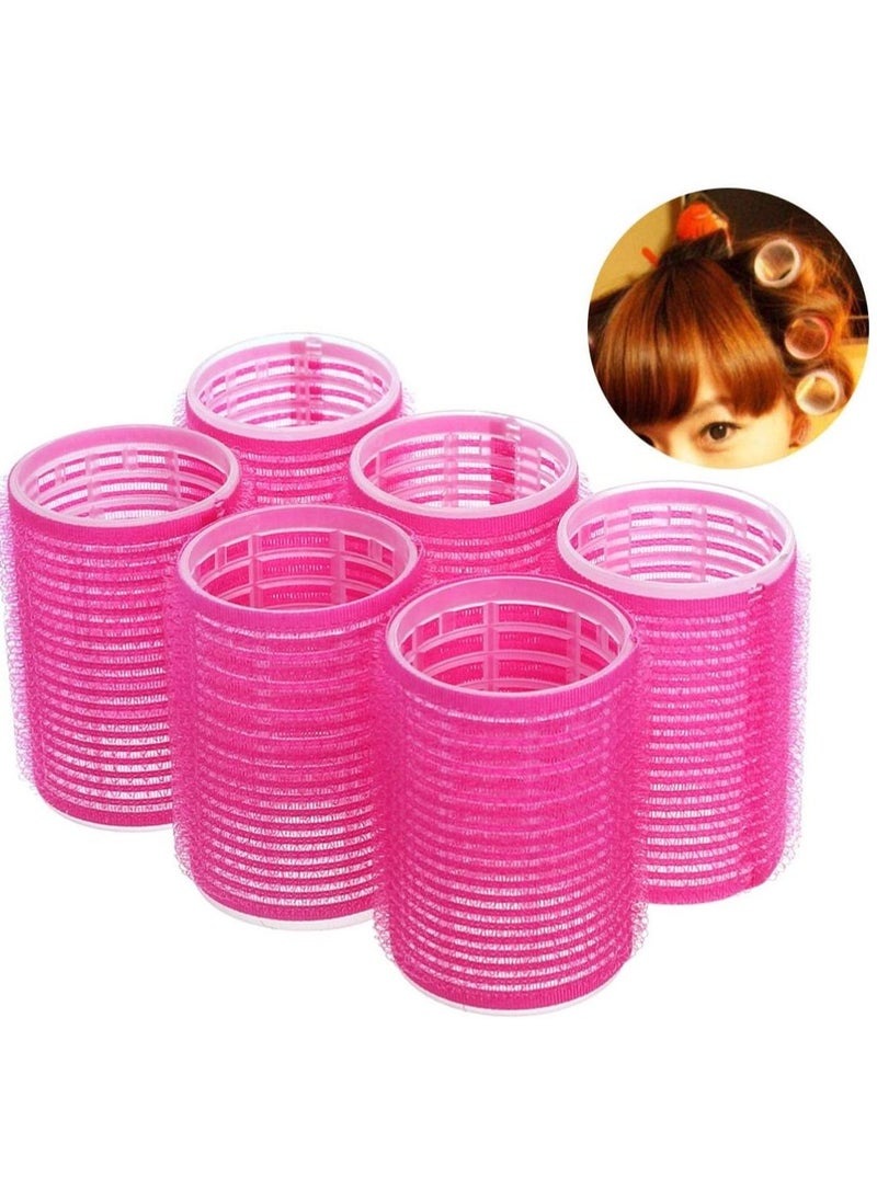 BLOOMING TIME - Delicate Velcro Grip Hair Roller Set (6pcs) - Image 1