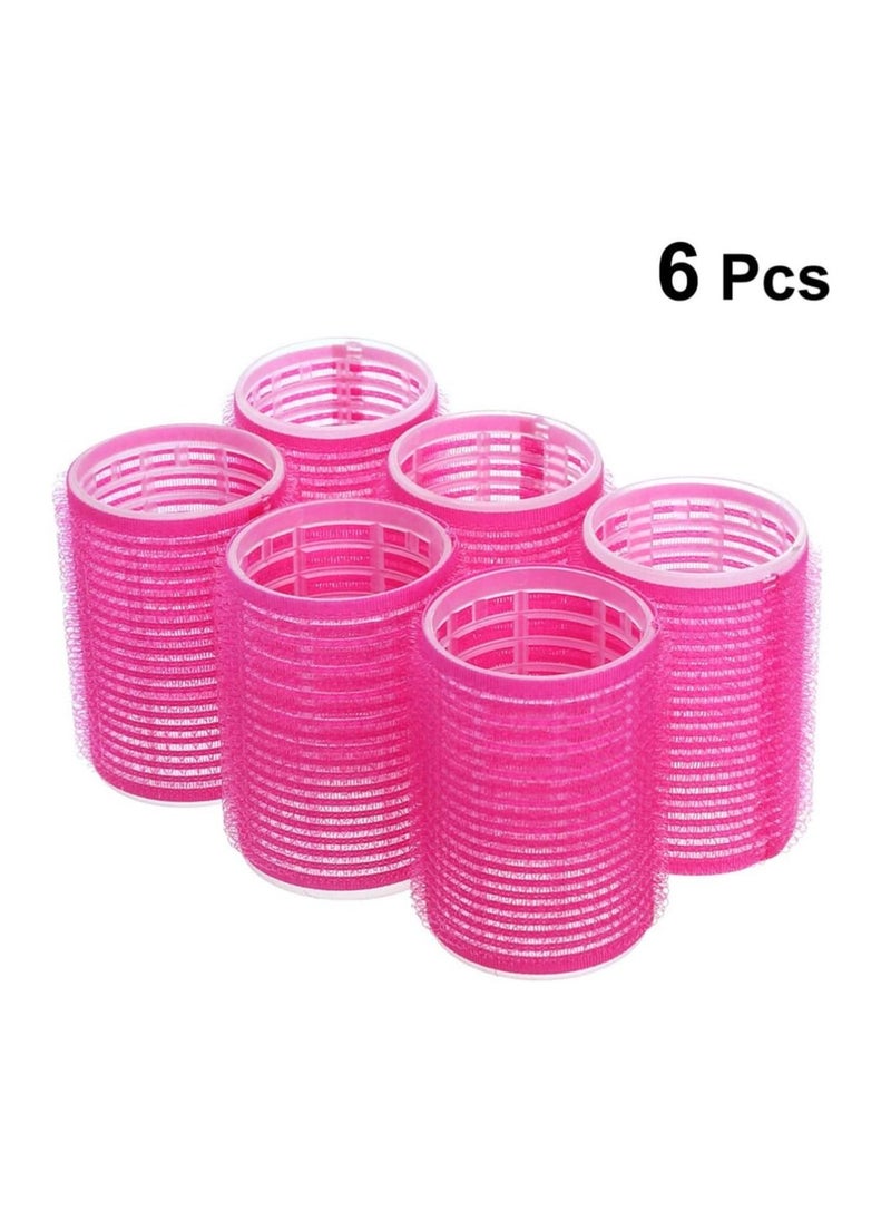 BLOOMING TIME - Delicate Velcro Grip Hair Roller Set (6pcs) - Image 1