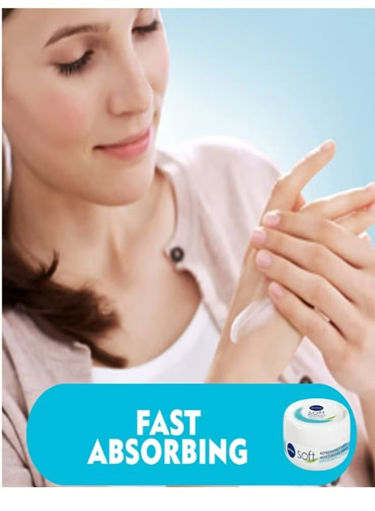 Nivea Moisturising Cream, Soft Refreshing Jar 100ml - Image 2