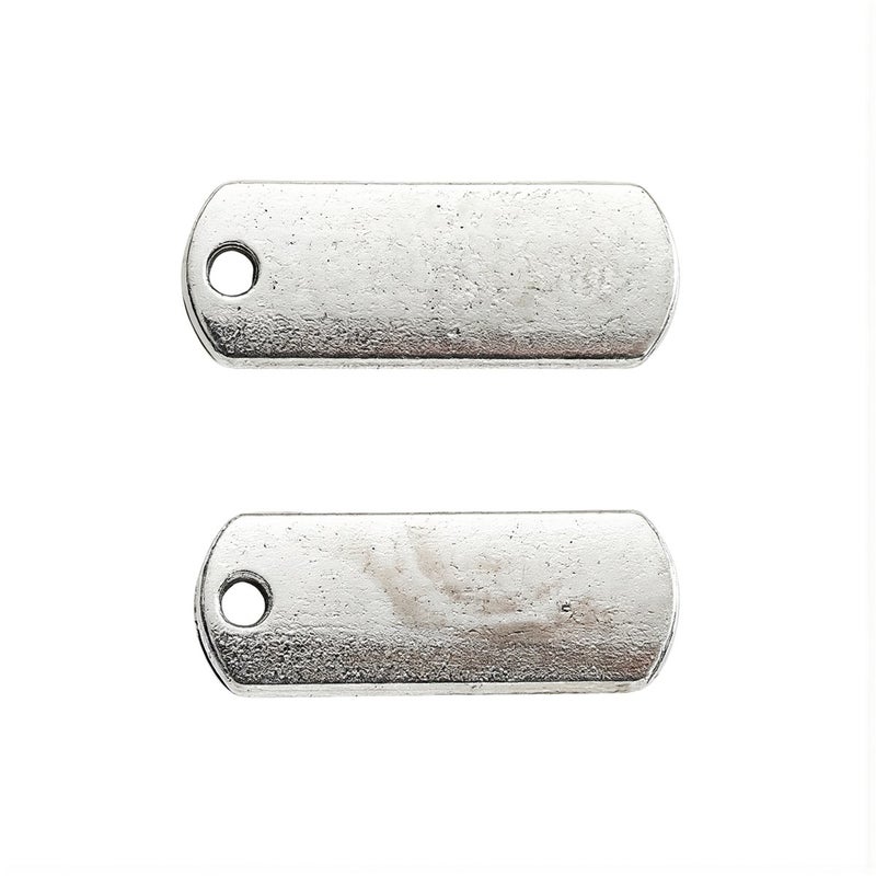 Smooth Edge Thank You Charm No Sharp Burr Engraved Jewelry Making Part - Image 5