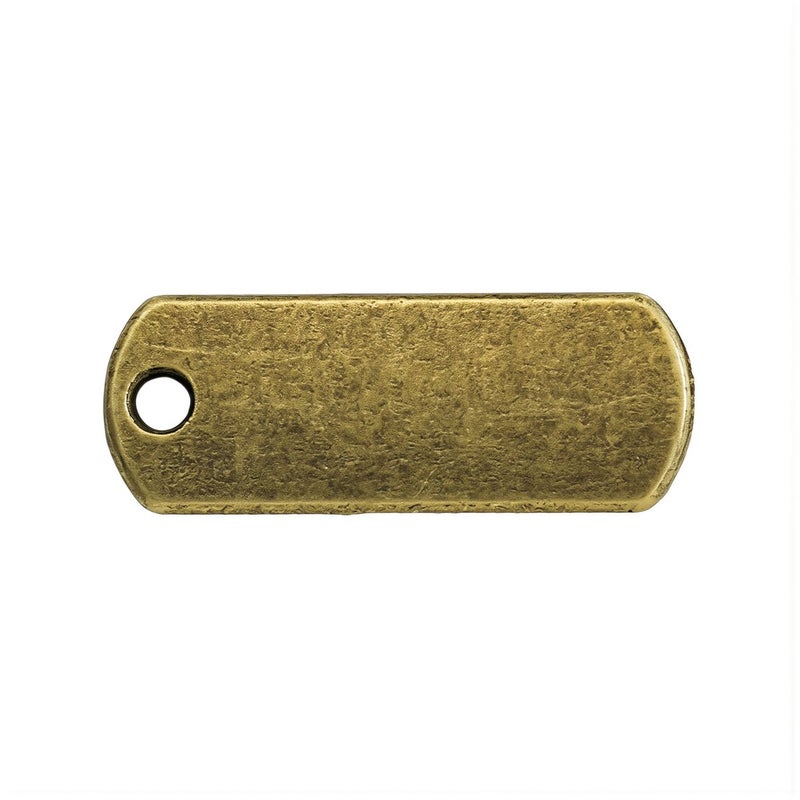 Smooth Edge Thank You Charm No Sharp Burr Engraved Jewelry Making Part - Image 4