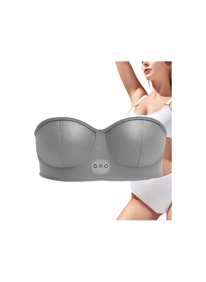 Auguety Electric Chest Massage Device Multifunctional Breast Massage Instrument Intelligent Massage Home Bra - Image 1
