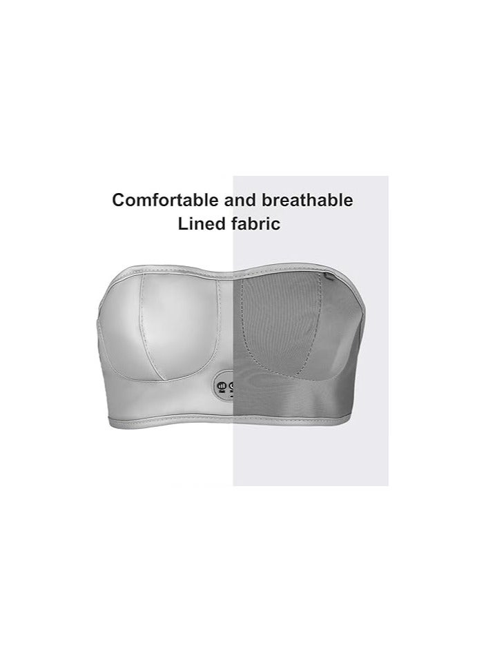 Auguety Electric Chest Massage Device Multifunctional Breast Massage Instrument Intelligent Massage Home Bra - Image 4