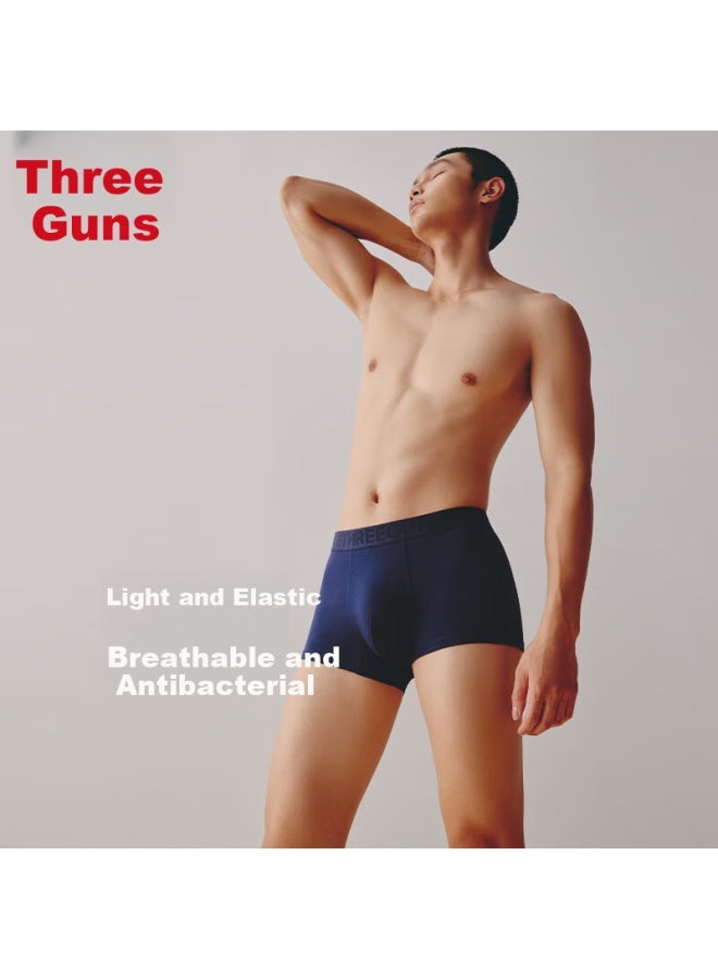 Threegun Men's Underwear Breathable Sweat-absorbing Anti-chafing Boxer Briefs - Image 2