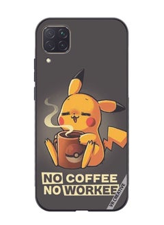 VR CREATIVE Protective Case Cover For Huawei Nova 7i/P40 Lite No Coffee No Work Design Multicolour  - Image 1