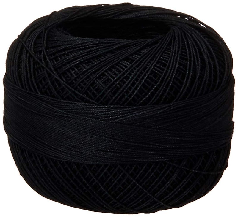 Lizbeth Size 80 HH80604 Cotton Thread Black