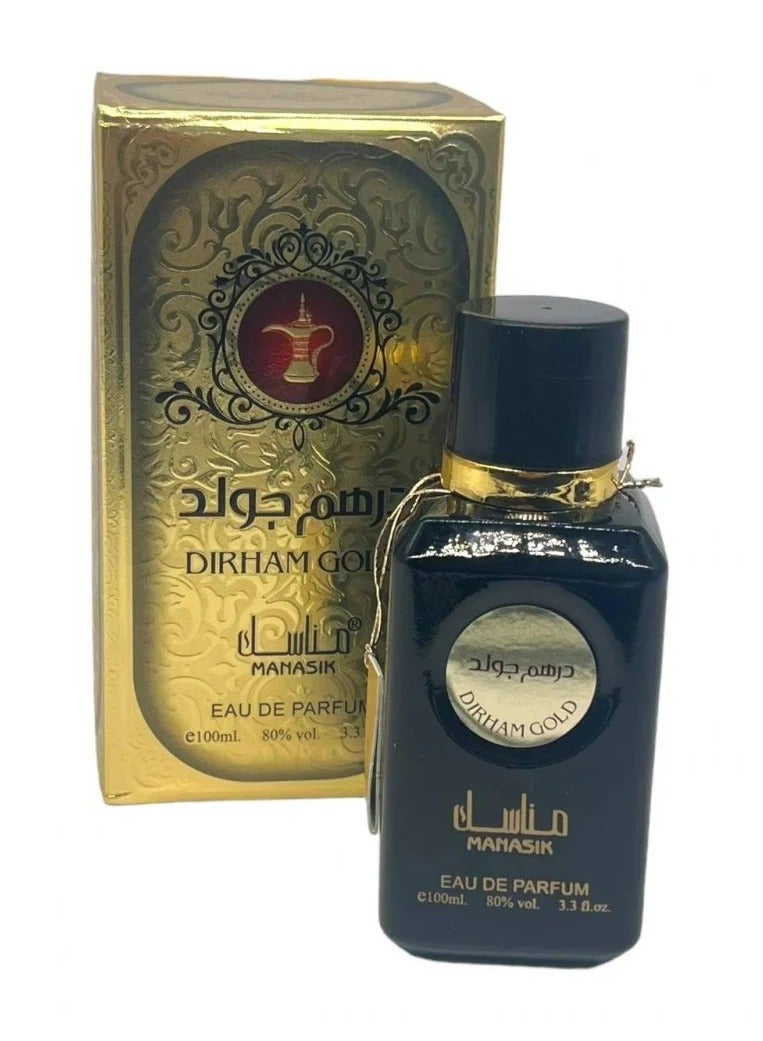 عطر مناسك درهم جولد 100 مل