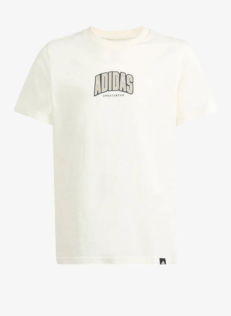 اديداس تيشيرت برسومات الملعب للشباب