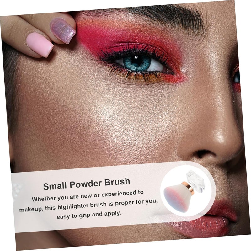 Blush Brush Small Powder Brush for Face Makeup Versatile Highlighter and Nose Shadow Tool Precision Cosmetic Brush for Women Durable Design for Easy Application - Image 2