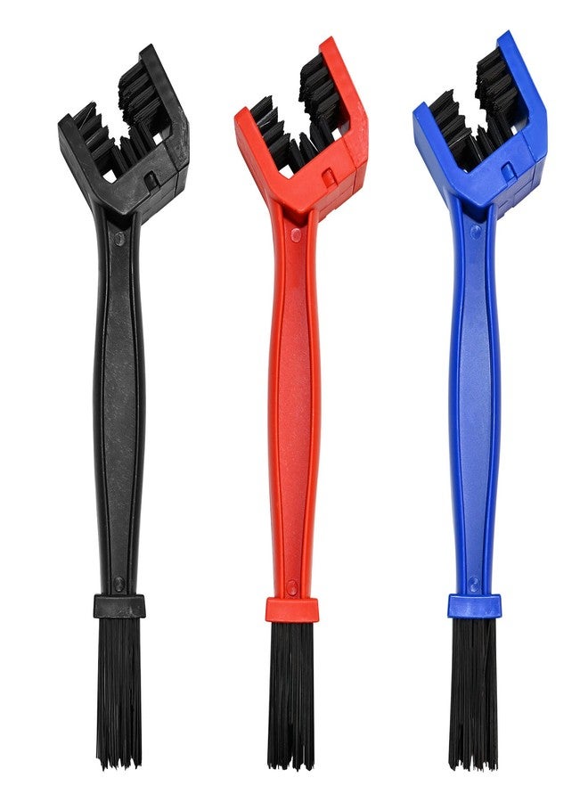 Taefuwr Bike or Motorcycle Chain Washer, Motorcycle Chain Gear Dirt Clean Brushes, Motorcycle Chain Brush Tool Set (3pcs) - Image 1